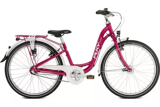 Детский велосипед Puky Skyride 24-3 - 24 дюймов - Tiefeinsteiger - 2023, цвет Rot|berry