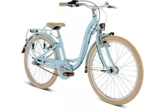 Детский велосипед Puky Skyride 24-3 Classic - 24 дюймов - Tiefeinsteiger - 2025, цвет Blau|retro blue