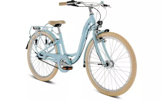 Детский велосипед Puky Skyride 24-7 Classic - 24 дюймов - Tiefeinsteiger - 2025, цвет Blau|retro blue