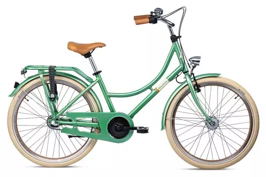 Детский велосипед S'cool chiX classic 24 3-Gang - 24 дюймов - Doppelrohr - 2025, цвет Grn|green