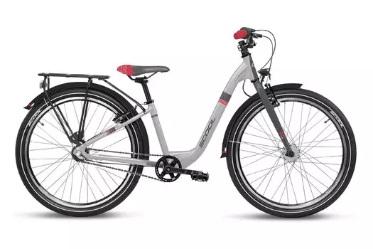 Детский велосипед S'cool chiX SL 20 3-Gang - 20 дюймов - Tiefeinsteiger - 2023, цвет Wei|white/coral