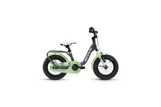 Детский велосипед S'cool faXe 12 1-Gang - 12 дюймов - Diamant - 2023, цвет Grau|Grey/Ocean