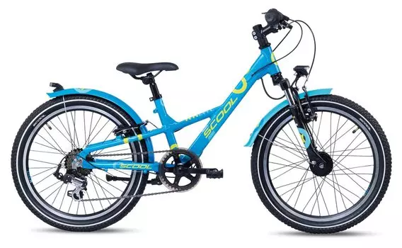 Детский велосипед S'cool XXlite 20 7-Gang - 20 дюймов - Y-Form - 2025, цвет Blau|Blue/Ocean