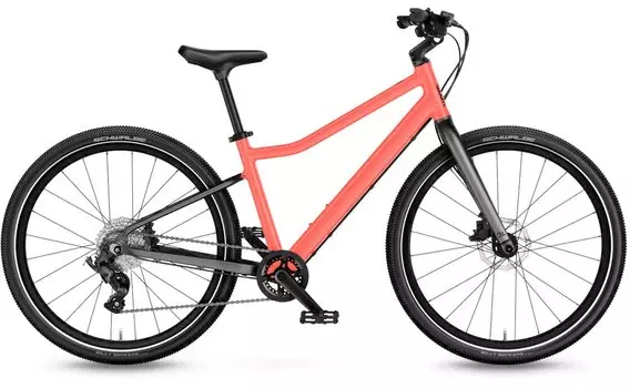 Детский велосипед WOOM Explore 5 - 24 дюймов - Diamant - 2025, цвет Orange|neon coral