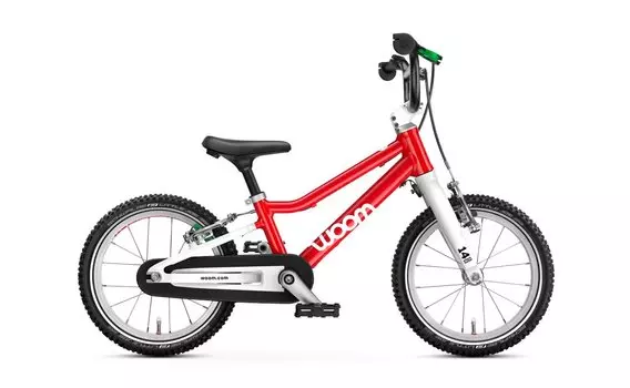 Детский велосипед WOOM GO 2 - 14 дюймов - 2025, цвет Rot|woom red