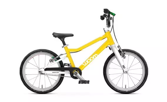 Детский велосипед WOOM GO 3 - 16 дюймов - 2025, цвет Gelb|vibrant yellow