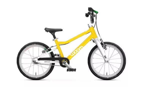 Детский велосипед WOOM GO 3 Automagic - 16 дюймов - 2025, цвет Gelb|vibrant yellow