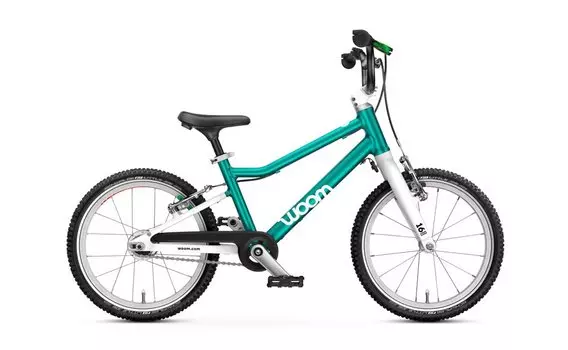 Детский велосипед WOOM GO 3 Automagic - 16 дюймов - 2025, цвет Trkis|metallic turquoise