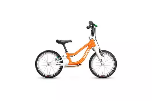 Детский велосипед WOOM Original 1 Plus - 14 дюймов - Diamant - 2025, цвет Orange|orange