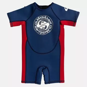 Детский весенний цельный купальник Quiksilver, красный