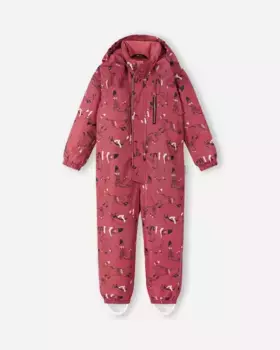 Детский водонепроницаемый комбинезон для улицы Seutula Reima, цвет Red Clay