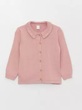 Детский воротник Кардиган из трикотажа для маленьких девочек LCW ECO