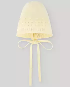 Детский вязаный капюшон из коллекции Bico PAZ Rodrguez, жёлтый