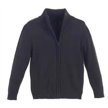 Детский вязаный кардиган из 100 % хлопка с молнией и полной молнией Gioberti, цвет Charcoal