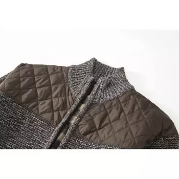 Детский вязаный кардиган с молнией и полной молнией Gioberti на подкладке из мягкой фланели с начесом, цвет Melange Coffee