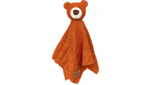 Детский вязаный плед мишка Sigikid