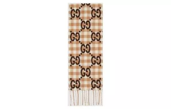 Детский вязаный шарф GUCCI, Camel