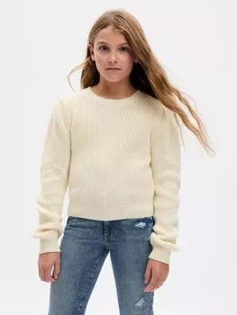 Детский вязаный свитер Gap, бежевый