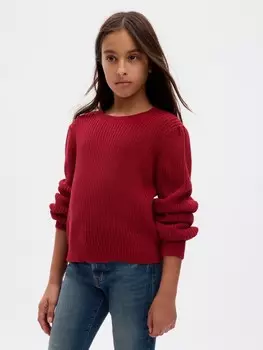 Детский вязаный свитер Gap, красный