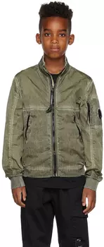 Детский зеленый M.T.t.N. ЛЕД. Куртка C.P. Company Kids