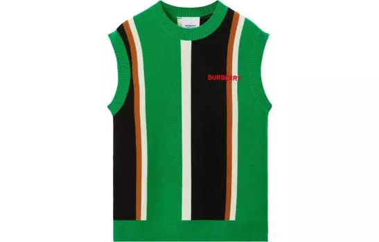 Детский жилет Burberry, цвет Fir green