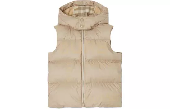 Детский жилет Burberry, цвет Khaki