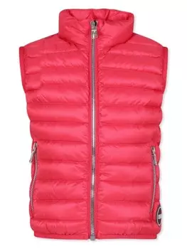 Детский жилет Colmar Kids с высоким воротом и утеплителем, розовый