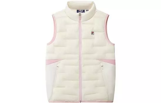 Детский жилет ФИЛА FILA, цвет Coconut milk white