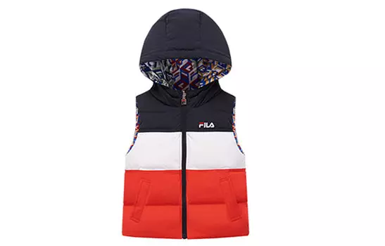 Детский жилет ФИЛА FILA, цвет Navy