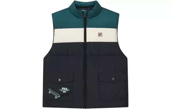 Детский жилет ФИЛА FILA, цвет Navy