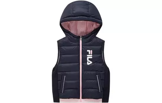 Детский жилет ФИЛА FILA, цвет Navy