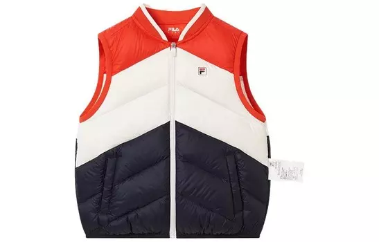 Детский жилет ФИЛА FILA, цвет Navy