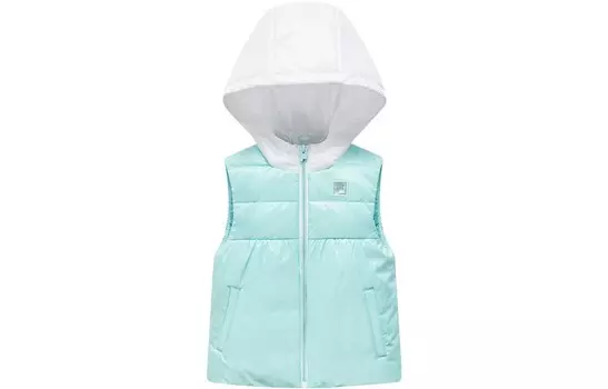 Детский жилет ФИЛА FILA, цвет Pale emerald blue