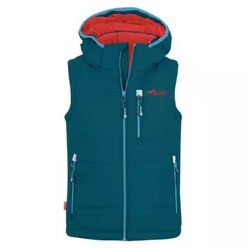 Детский жилет из поливолокна Narvik бензин синий/красный TROLLKIDS, цвет rot