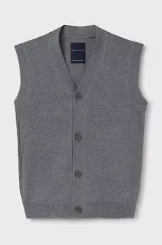 Детский жилет из смесовой шерсти Mayoral, серый