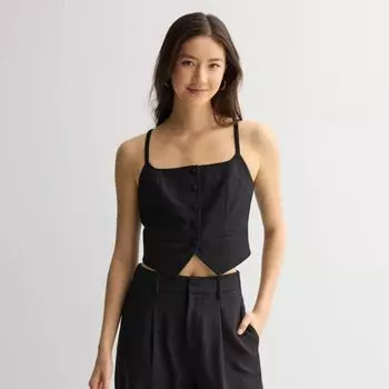 Детский жилет на пуговицах So, черный