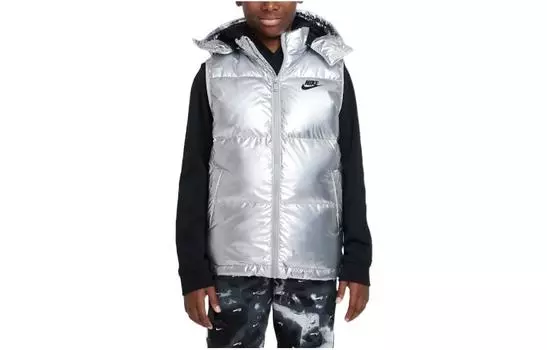 Детский жилет Nike, цвет Silver