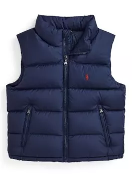 Детский жилет-поло Ralph Lauren с пони Ralph Lauren Kids, синий