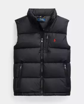Детский жилет с водоотталкивающей подкладкой Polo Ralph Lauren, черный