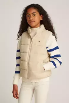 Детский жилет Tommy Hilfiger, бежевый