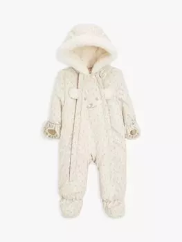 Детский зимний комбинезон John Lewis с вышивкой в виде медведя