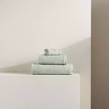 Детское банное полотенце из хлопка 500 гр/м2 Dinos Mini Home - El Corte Ingls, зеленый