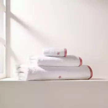 Детское банное полотенце из хлопка 550 гр/м2 Stellar Mini Home - El Corte Ingls, розовый