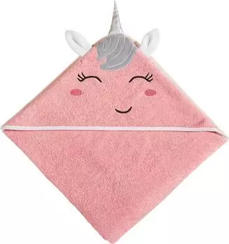 Детское банное полотенце с капюшоном 202474 Erwin Mller, розовый