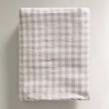 Детское банное полотенце Zara Home Gingham check, голубой