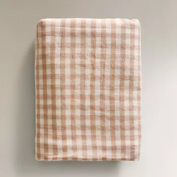 Детское банное полотенце Zara Home Gingham check, розовый
