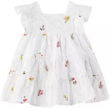 Детское белое платье с вышивкой Tartine Et Chocolat