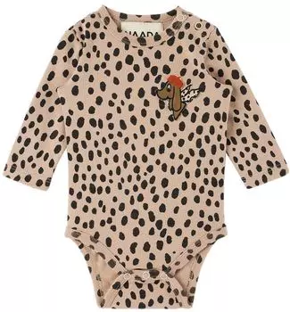 Детское бежевое боди «собачка» nadadelazos