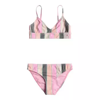 Детское бикини Roxy Very Vista, розовый/зеленый