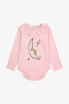 Детское боди Beneath The Moon Bobo Choses, розовый